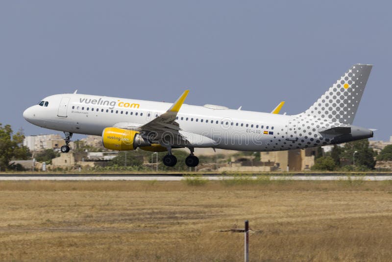 Spanish Low Cost Airline Vueling Editorial Photography Image of cost