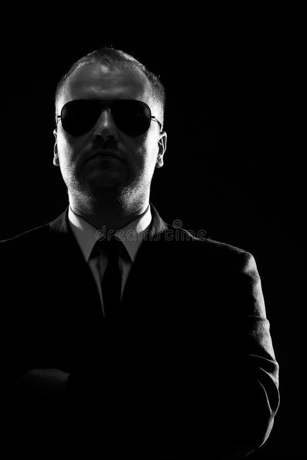 Low key portrait of a man royalty free stock photography