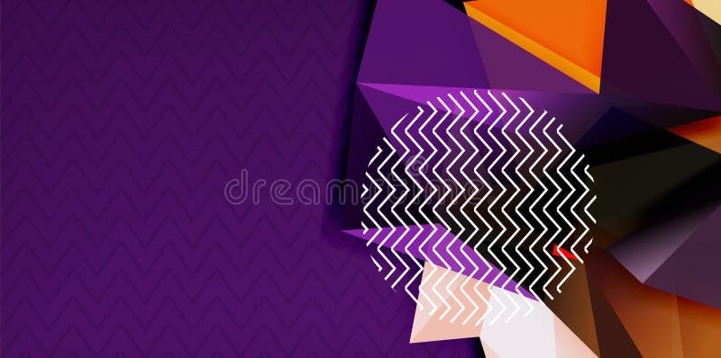 Low poly design 3d triangular shape background, mosaic abstract design template royalty free illustration Low poly design 3d triangular shape background, mosaic abstract design template royalty free illustration