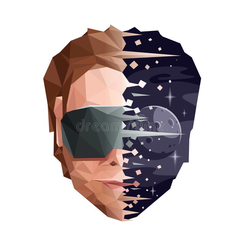 Virtual Reality Concept vector illustration Virtual Reality Concept vector illustration