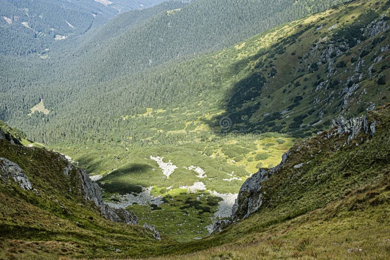 Horská scenéria Nízkych Tatier, Slovensko