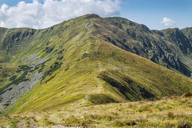 Horská scenéria Nízkych Tatier, Slovensko