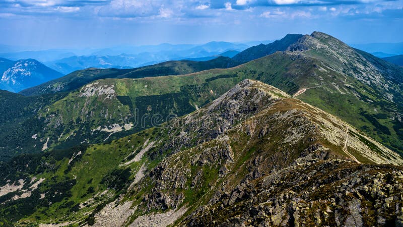 Low Tatras National Park, Carpathians, Slovakia. Summer mountain landscape