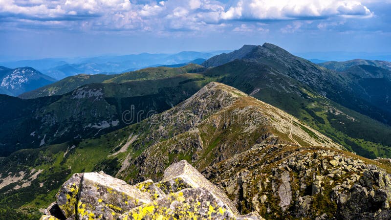 Low Tatras National Park, Carpathians, Slovakia. Summer mountain landscape