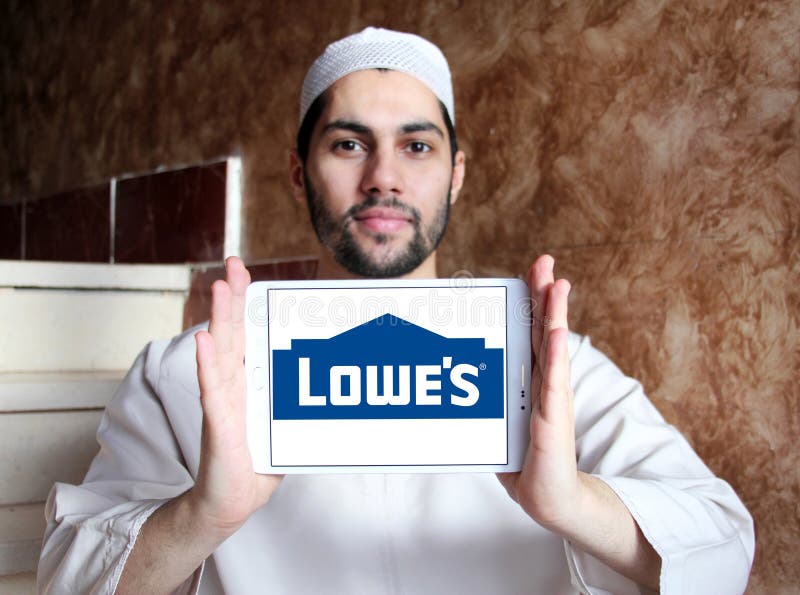 Lowe` s embleem royalty-vrije stock foto Lowe` s embleem royalty-vrije stock foto