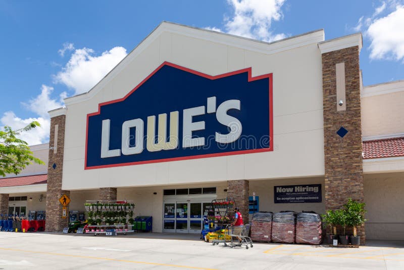 Davie, Florida, USA - June 26, 2020: Lowe`s storefront. Companies that are hiring during COVID-19 The COVID-19 pandemic has hit workers in the U.S. hard.