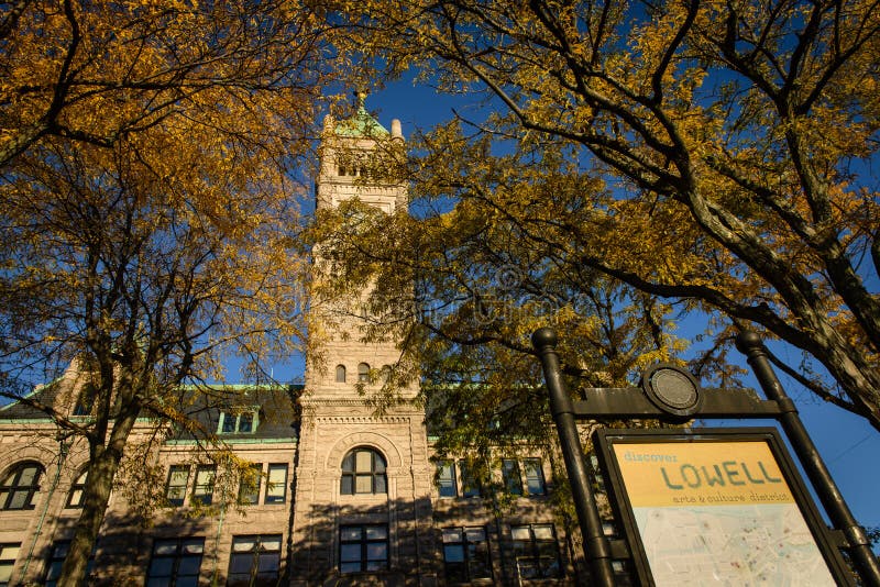 Lowell, Massachusetts City Hall Editorial Photography Image of