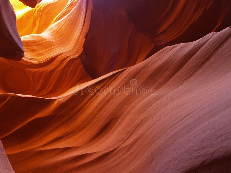 The lower Antelope Slot Canyon near Page in Arizona