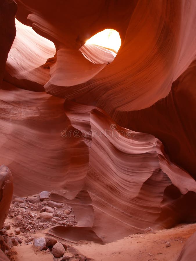 The lower Antelope Slot Canyon near Page in Arizona