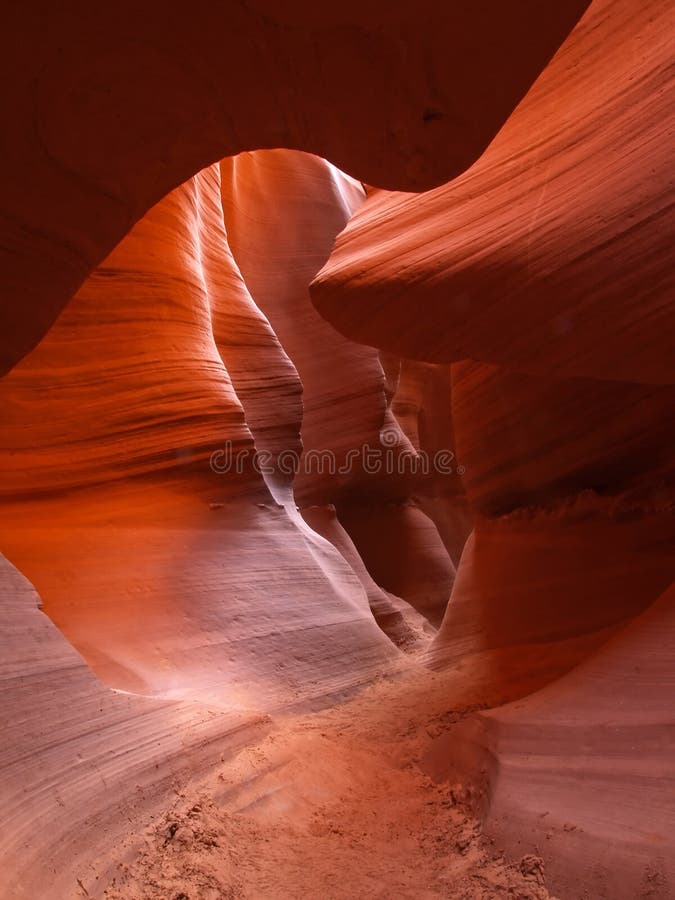 The lower Antelope Slot Canyon near Page in Arizona