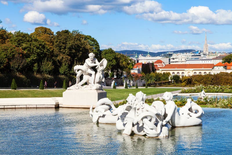 Lower cascade in Belvedere garden, Vienna