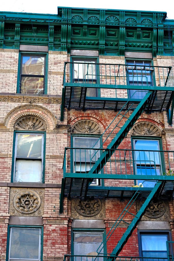 Lower East Side Building stock image. Image of apartment 18728193