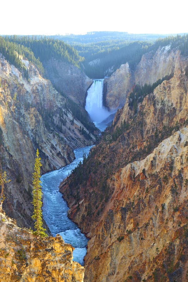 Lower Falls Artist Point, Grand Canyon of Yellowstone National Park