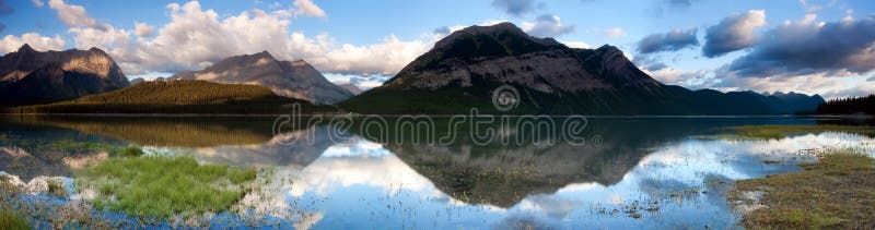 Lower Kananaskis Lake Panorama