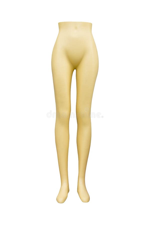 The lower part of fashion mannequin on white background. stock photo The lower part of fashion mannequin on white background. stock photo