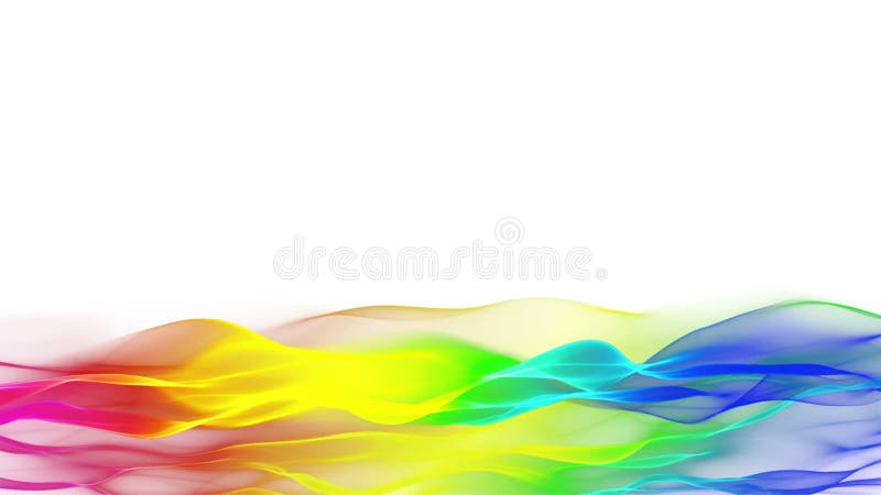 Lower thirds colorful abstract flowing background, blurred wave effect