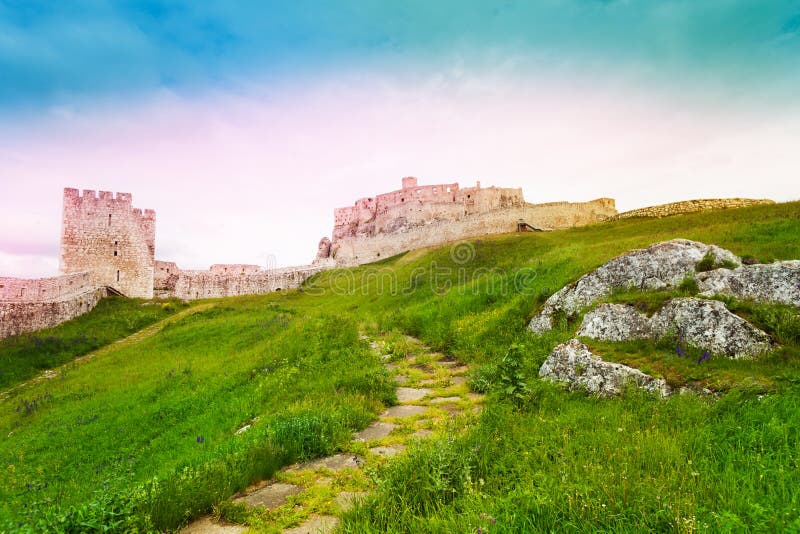 Lower yard of Spis castle ruins