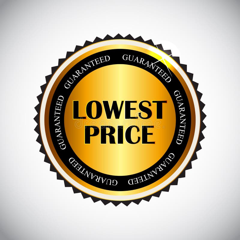 Lowest Price Label Vector Illustration Stock Vector Illustration of