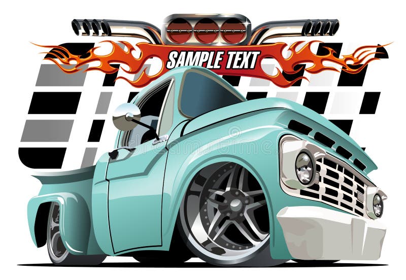 Lowrider de la historieta ilustración del vector Lowrider de la historieta ilustración del vector