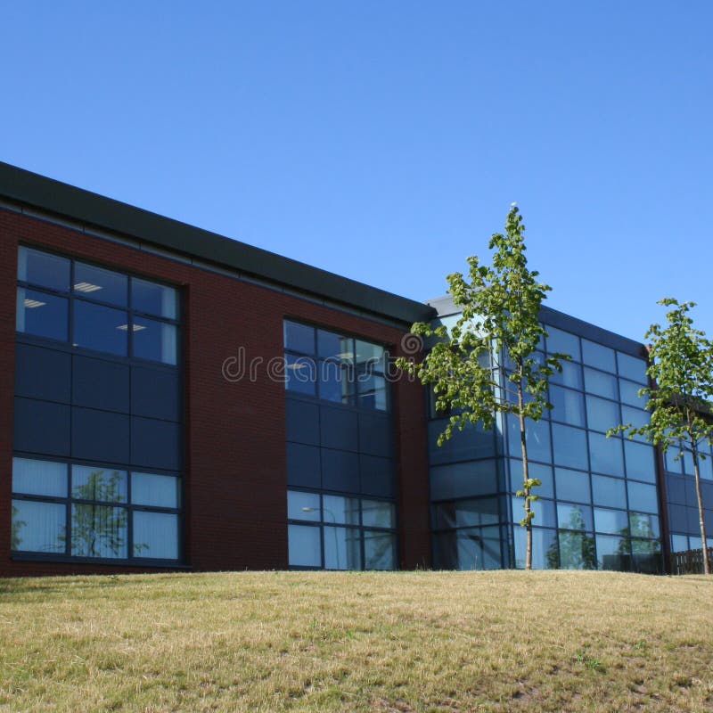 Low rise office building stock image. Image of tint, architecture 911941