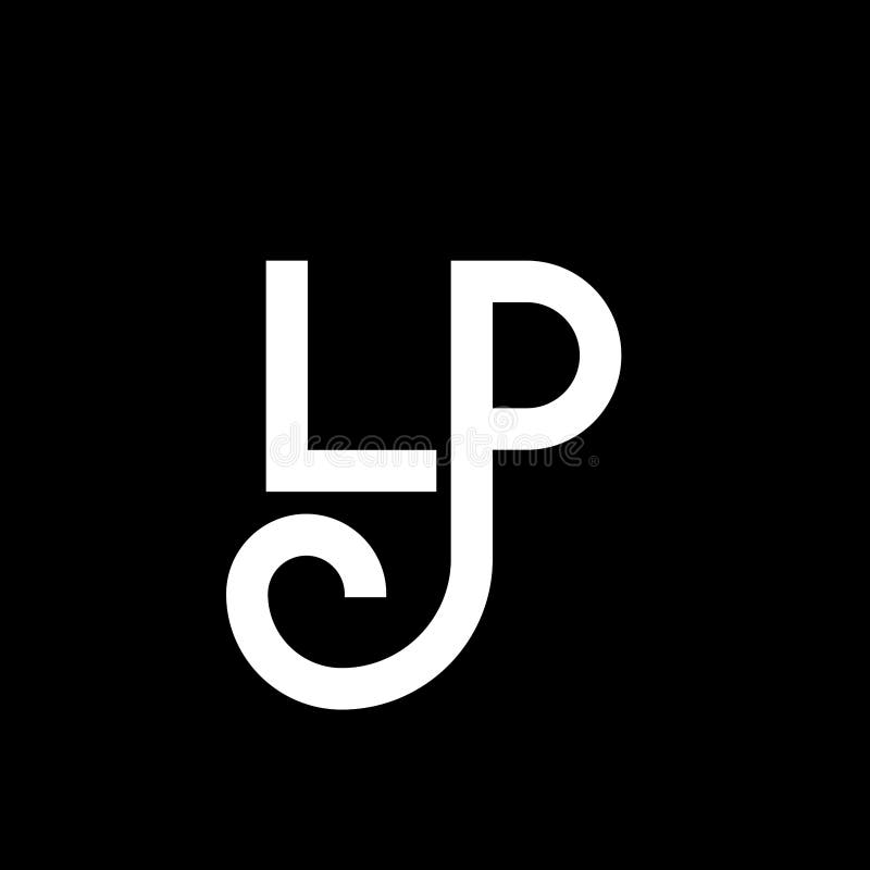 LP Letter Logo Design. Initial Letters LP Logo Icon. Abstract Letter LP Minimal Logo Design