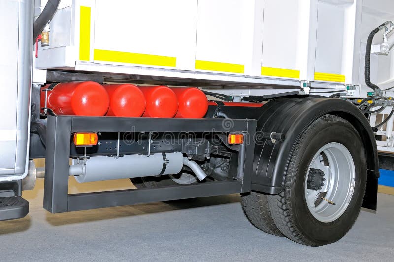 LPG Gas Cylinders in the Truck Stock Image Image of autogas, balloon