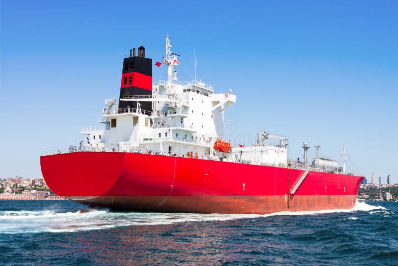 LPG Tanker Ship stock image. Image of export, freighter 25991971