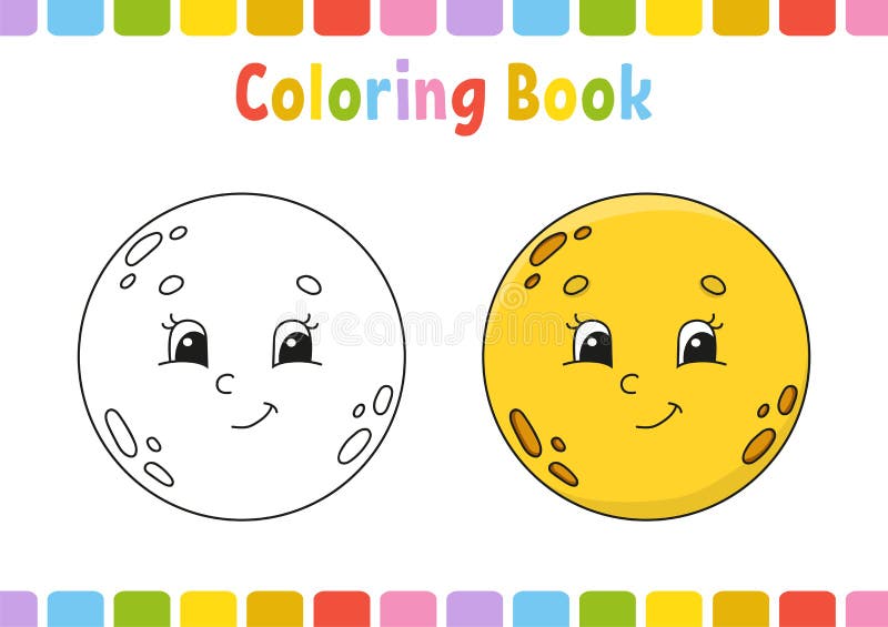 Colorir O Layout De Crianças De Porco Livro Para O Jogo Doodle Mão