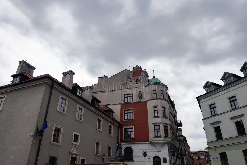 Lublin, Poland - May 14, 2019: Old town of Lublin royalty free stock photography Lublin, Poland - May 14, 2019: Old town of Lublin royalty free stock photography