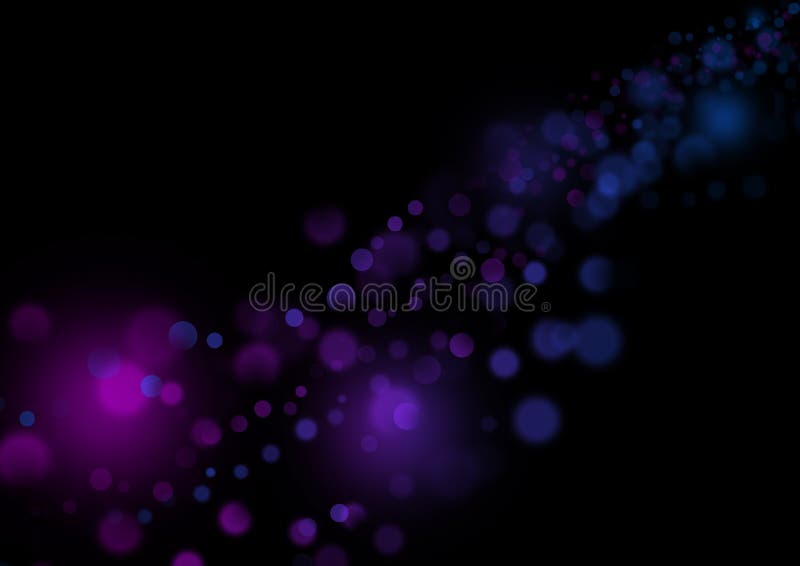 Glittering lights, background, dark, blue and pink. Glittering lights, background, dark, blue and pink