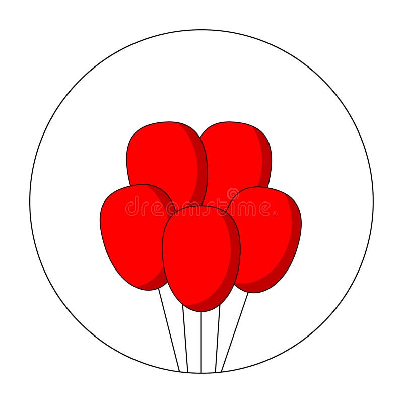 Luchtballon in de hemel in vlakke ontwerp vectorillustratie stock illustratie Luchtballon in de hemel in vlakke ontwerp vectorillustratie stock illustratie
