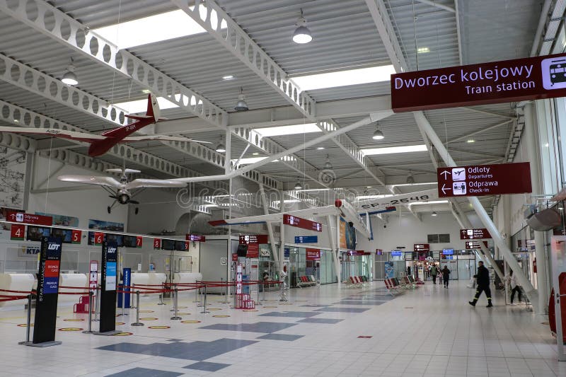 Lublin Airport, Poland. IATA code LUZ. The airport located in Swidnik, about 10 km from the center of Lublin. The airport opened in 2012 and serves currently around 400.000 per year. Lublin Airport, Poland. IATA code LUZ. The airport located in Swidnik, about 10 km from the center of Lublin. The airport opened in 2012 and serves currently around 400.000 per year.