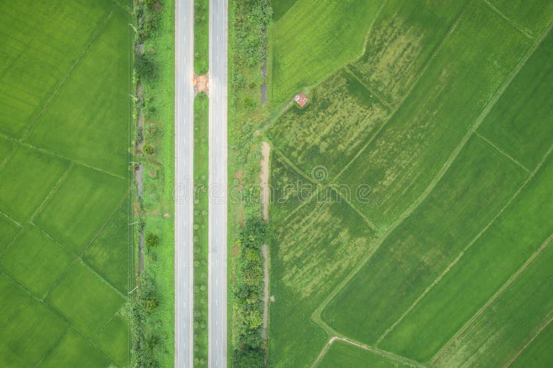 Luchtmening van Vliegende Hommel De hoogste weg van het meningsasfalt in midd stock fotografie Luchtmening van Vliegende Hommel De hoogste weg van het meningsasfalt in midd stock fotografie