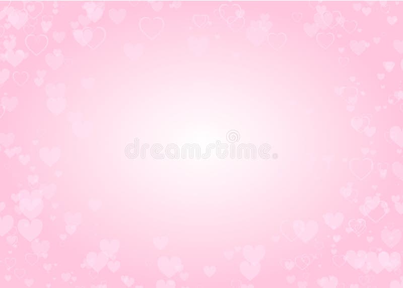 Luci e cuori su fondo rosa Struttura della carta di giorno del ` s del biglietto di S. Valentino illustrazione di stock Luci e cuori su fondo rosa Struttura della carta di giorno del ` s del biglietto di S. Valentino illustrazione di stock