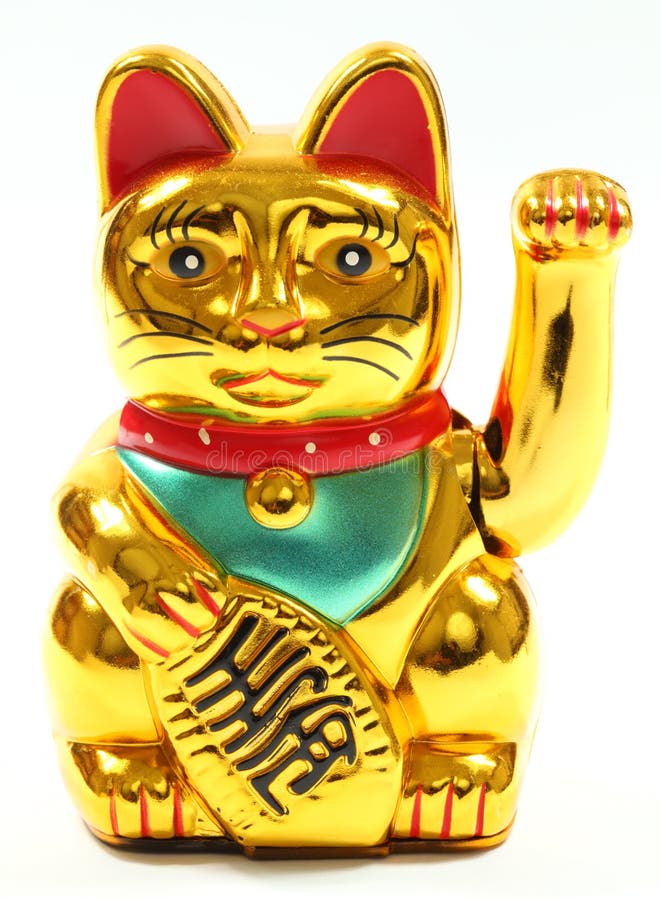 Lucky Chinese Cat stock photo. Image of object, clipping - 17732880