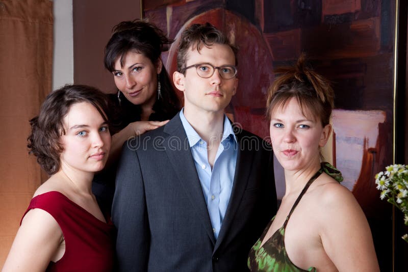 Lucky guy royalty free stock images