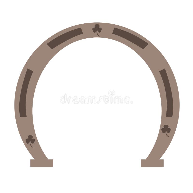 Lucky Horseshoe Illustration Stock Vector Illustration of farm, success 108336306
