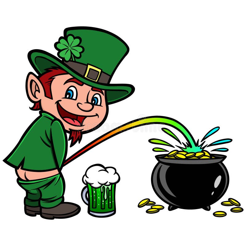 Lucky Leprechaun stock vector. Illustration of dieting - 72946361
