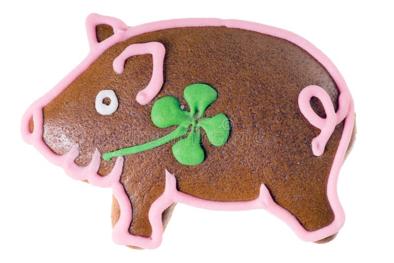 Cochon Porte-Bonheur photo stock