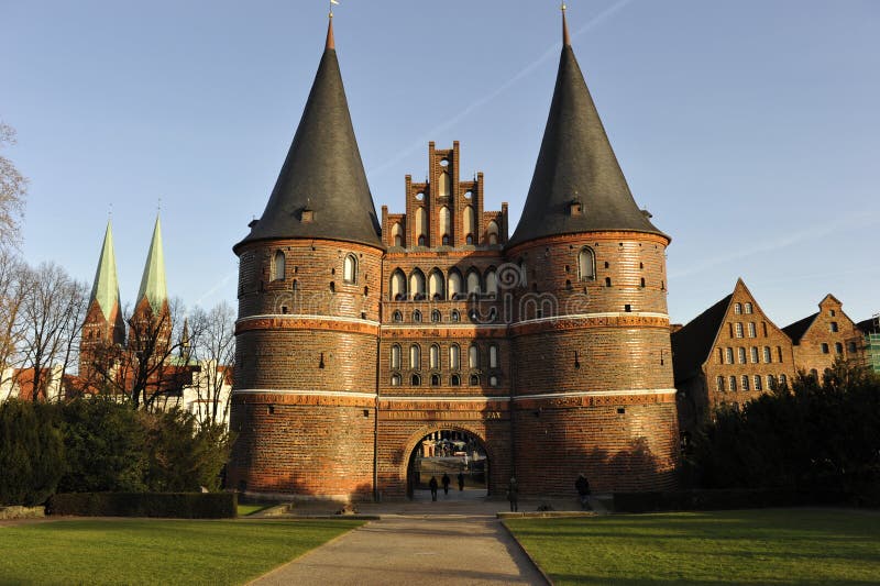 Luebeck, Holstentor Gate royalty free stock images Luebeck, Holstentor Gate royalty free stock images