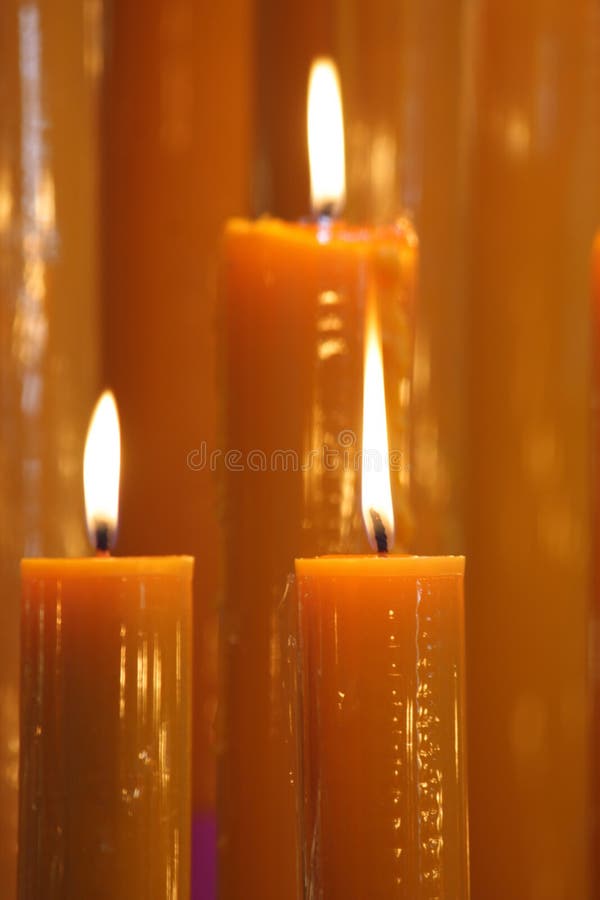 Lueur de chandelle photo stock Lueur de chandelle photo stock