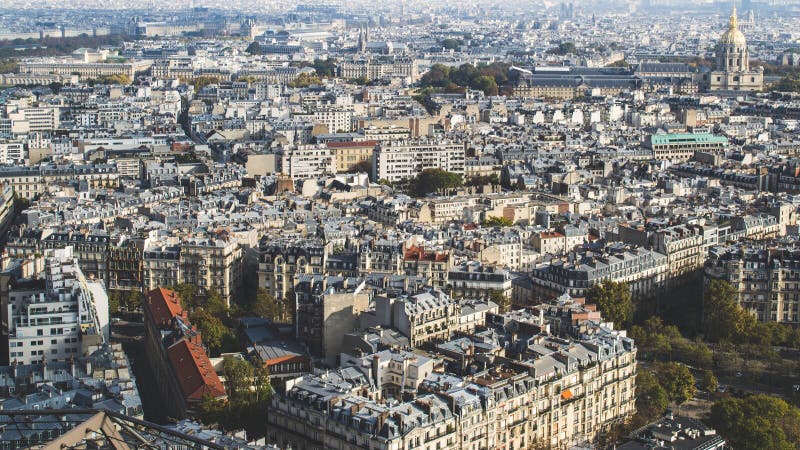 Luftaufnahme von Paris, Frankreich lizenzfreie stockbilder Luftaufnahme von Paris, Frankreich lizenzfreie stockbilder