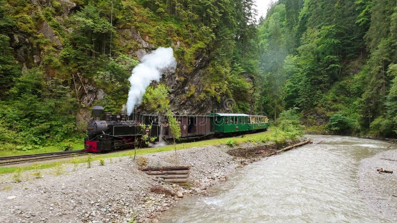 Luftbild der Dampfbahn