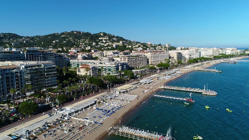 Luftbild von Cannes