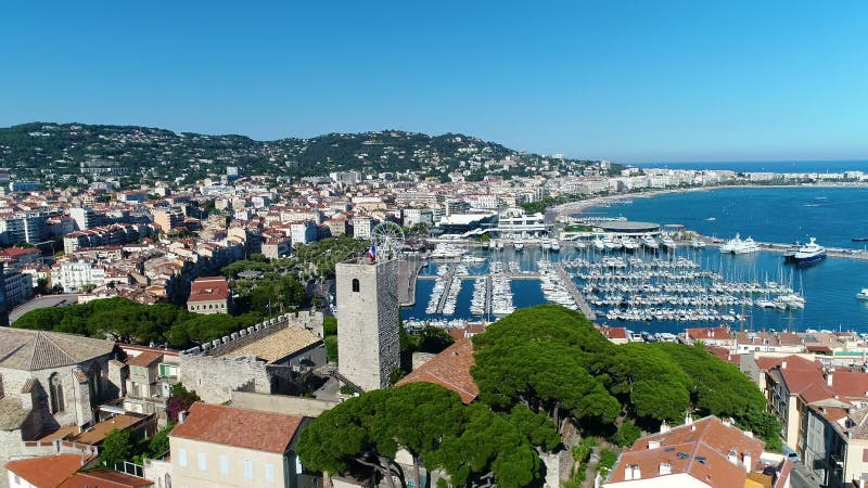 Luftbild von Cannes