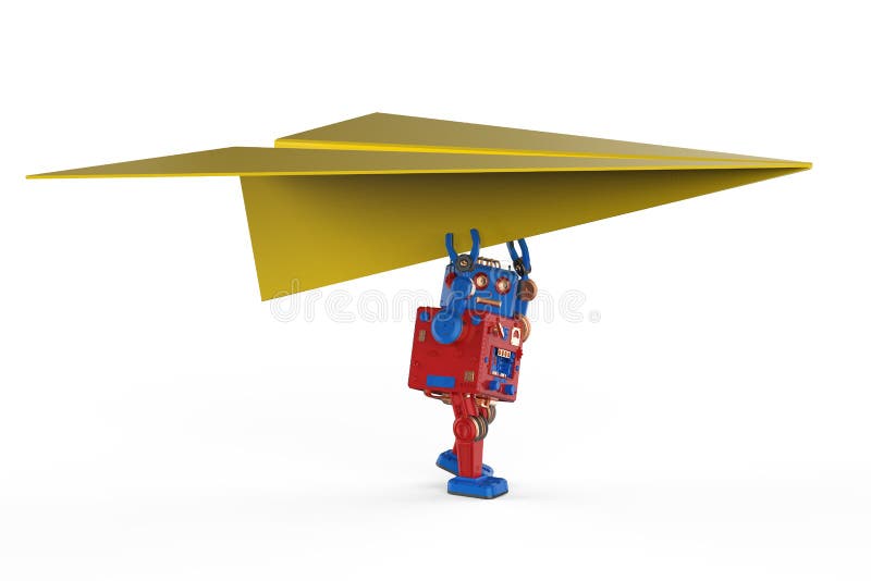 Luftfahrttechnologiekonzept lizenzfreie abbildung