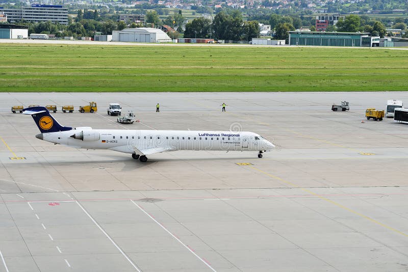 Lufthansa plane stock images
