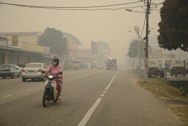 Luftverschmutzungs-Dunstgefahr bei Malaysia