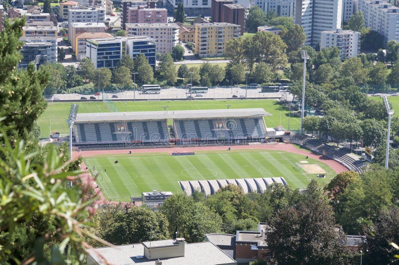 Cornaredo Stadium of Lugano City, Switzerland Editorial Photo - Image of  ground, european: 163916121