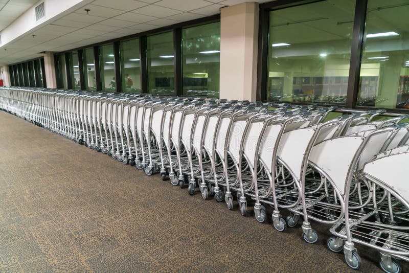 490 Luggage Carts Airport Terminal Stock Photos Free & RoyaltyFree